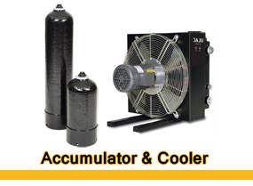 Parker Accumulator and Cooler